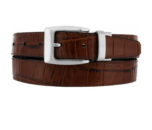 Men's Brighton | Reversible Croco Belt | Black