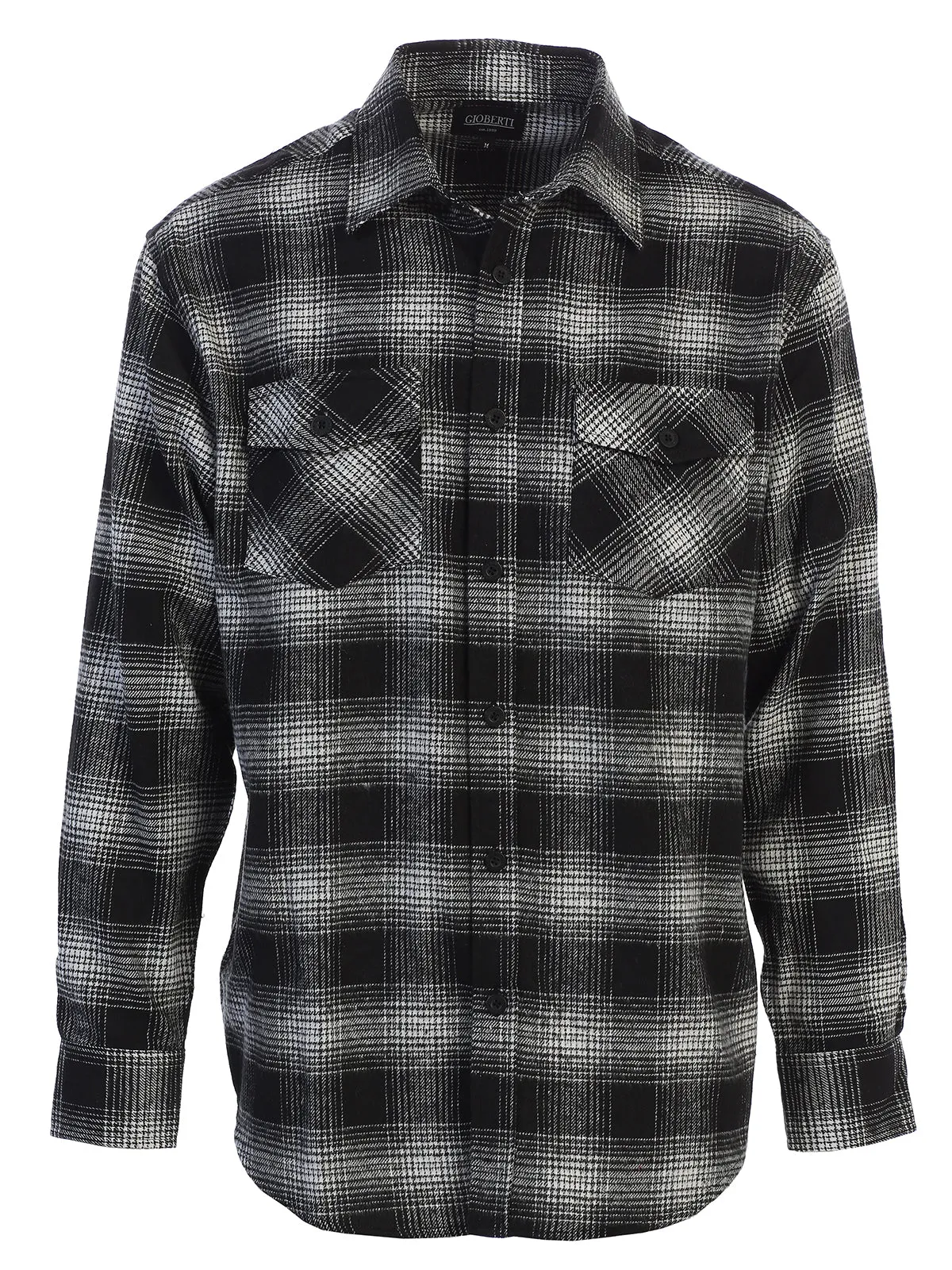 Men's Plaid Flannel Shirt, Size XL