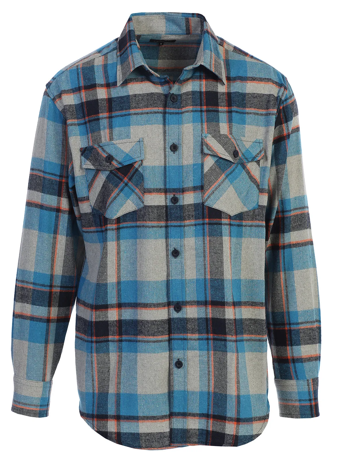 Men's Plaid Flannel Shirt, Size XL