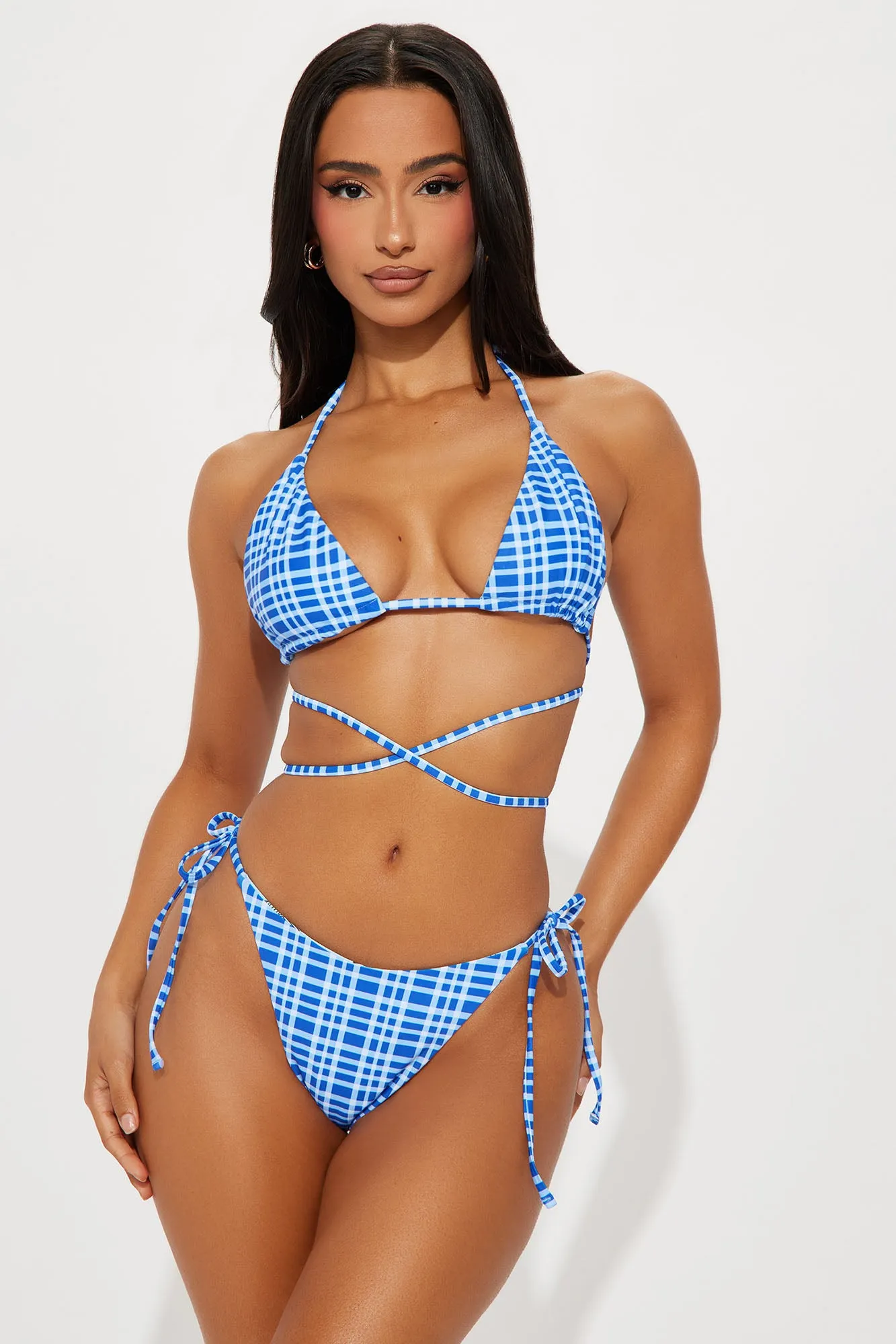 Michi Reversible 2 Piece Bikini - Blue/combo