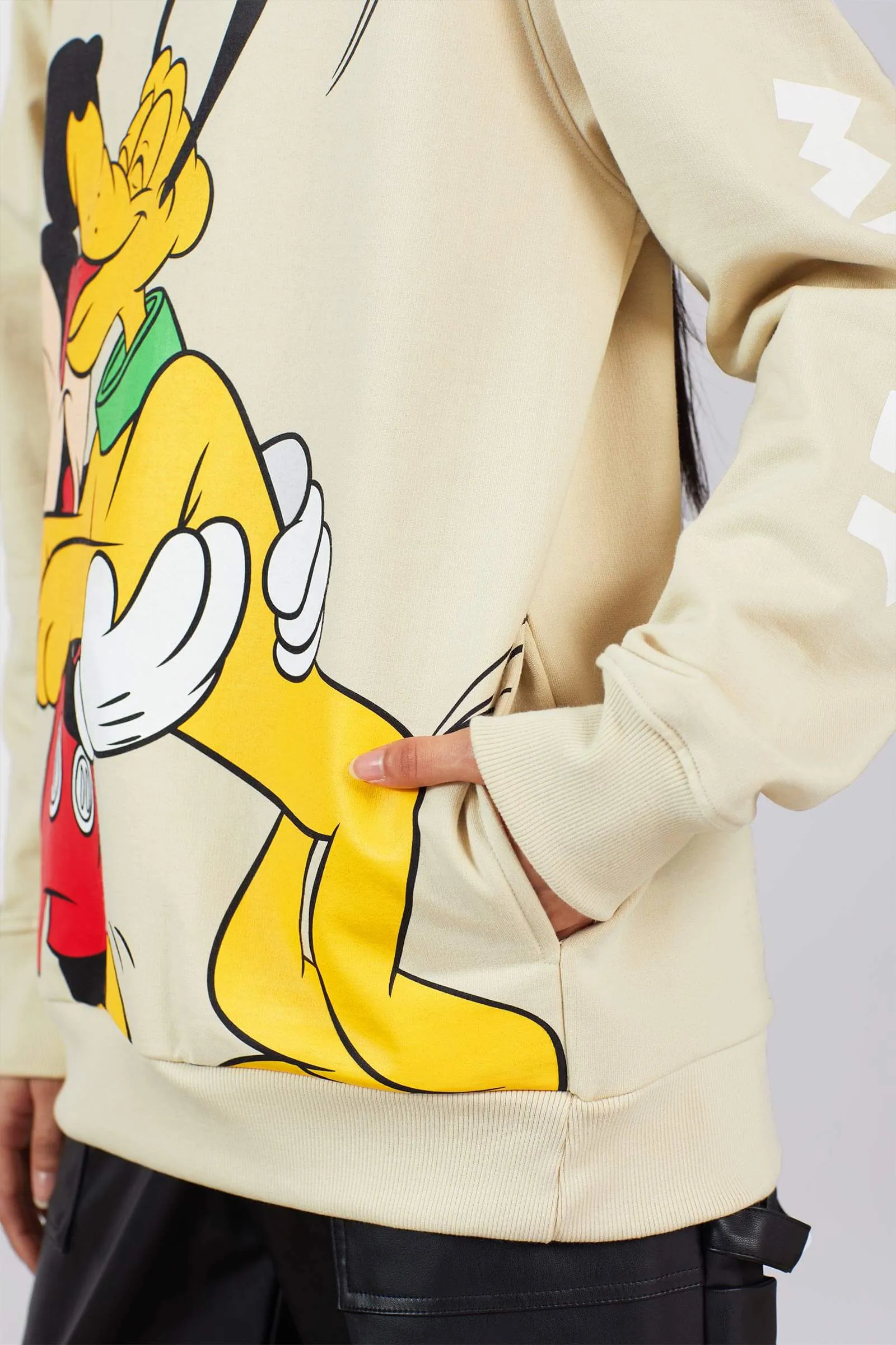 Mickey & Pluto Oversized Sweatshirt