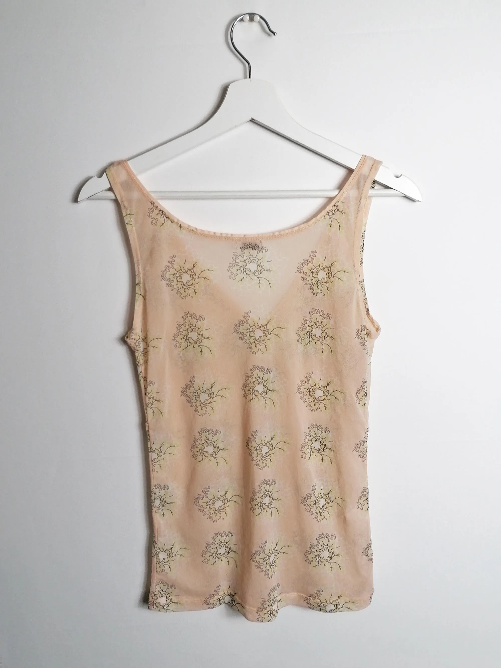 NOA NOA Y2K Sheer Mesh Top - size M