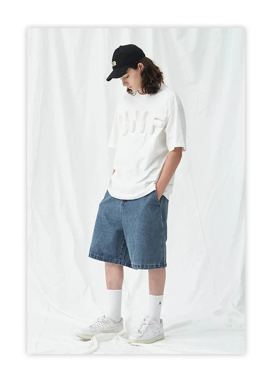 Oversized Knee Length Jorts