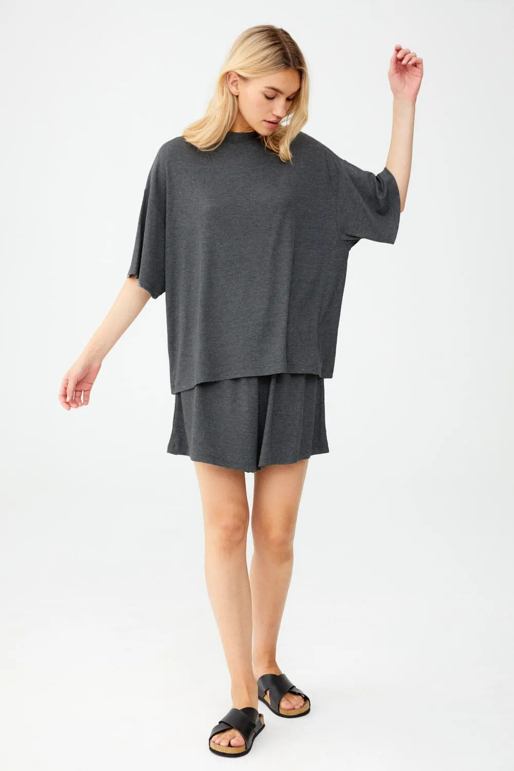 Oversized Ribbed Top