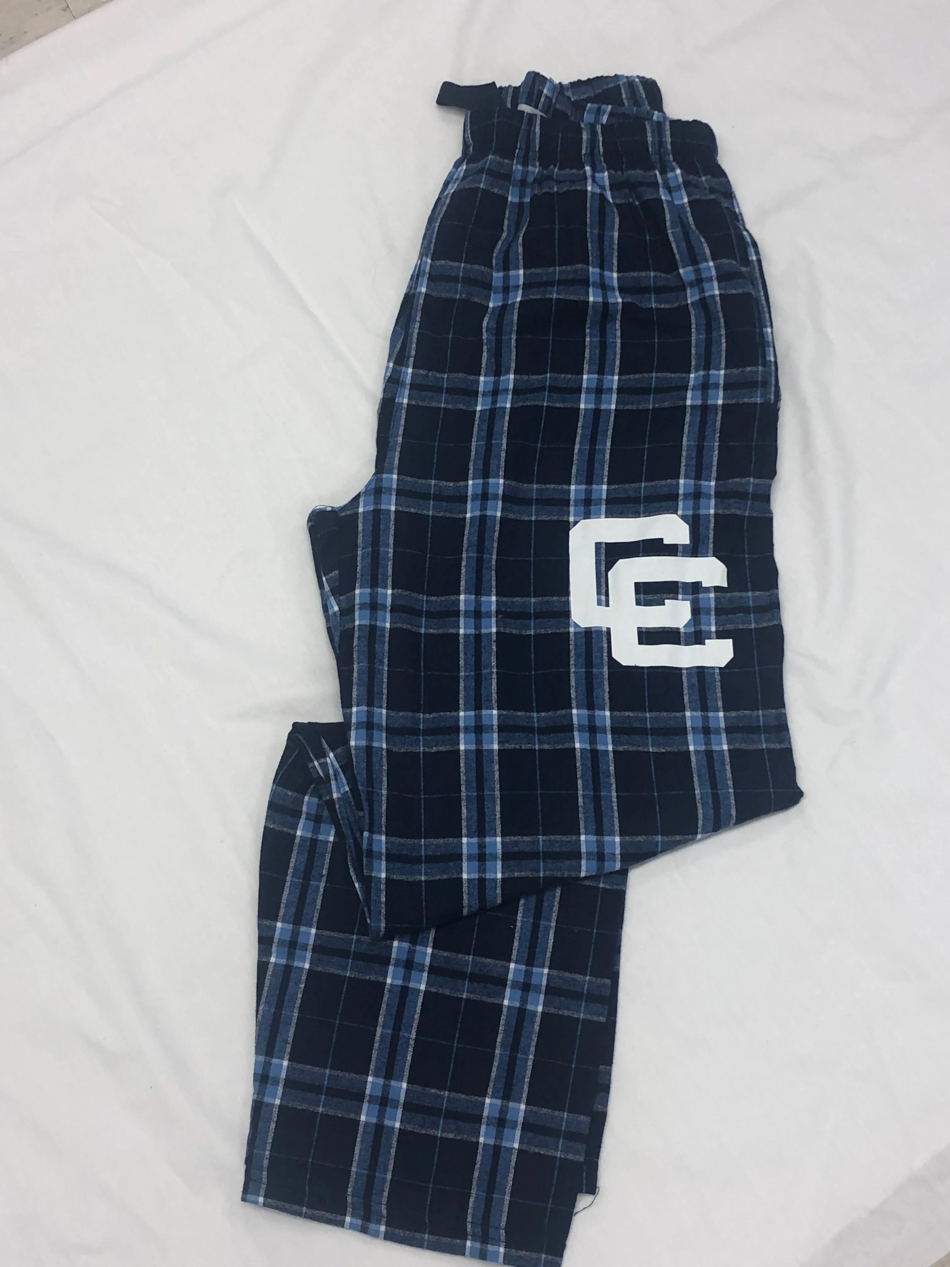 Pajama Pants Navy Plaid