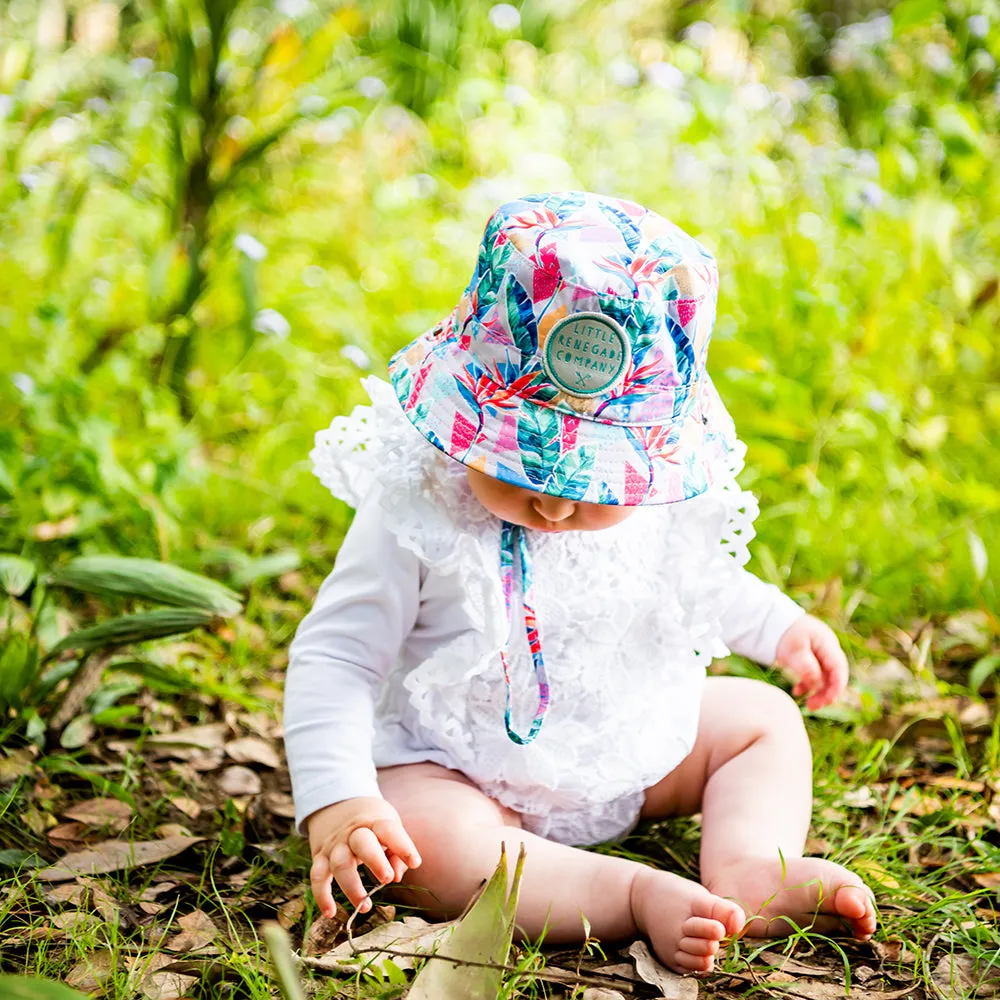 PARADISE REVERSIBLE BUCKET HAT - 4 Sizes