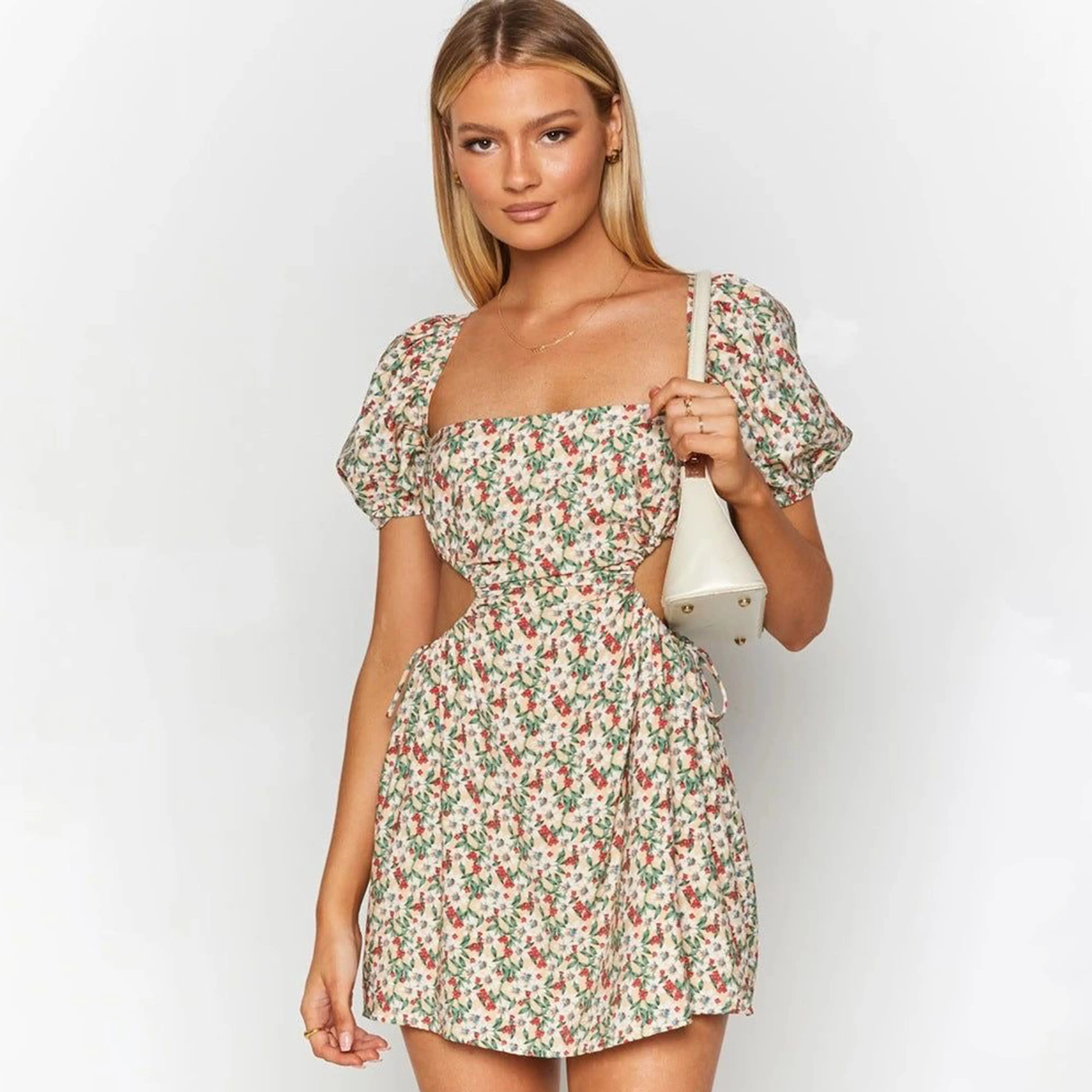 Printed Fit & Flare dress