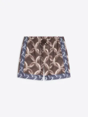 Printed swim shorts