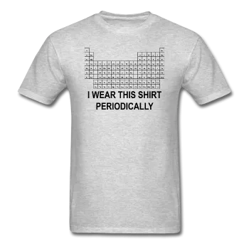 "I Wear this Shirt Periodically" (black) - Men's T-Shirt