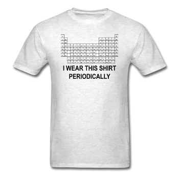 "I Wear this Shirt Periodically" (black) - Men's T-Shirt