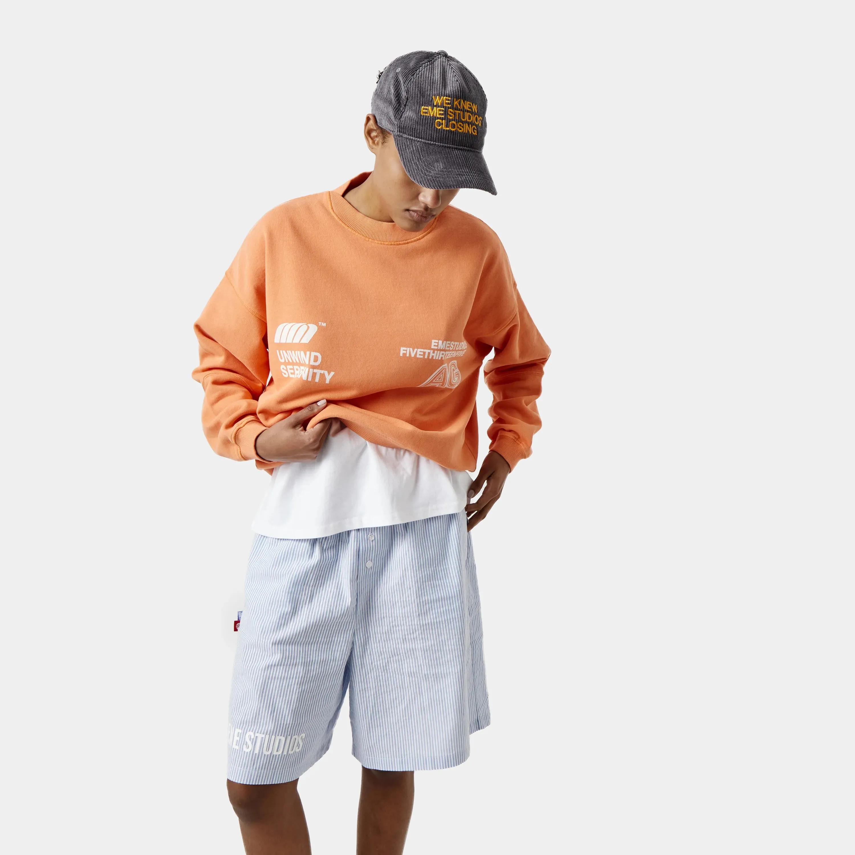 Serenity Apricot Oversized Crewneck