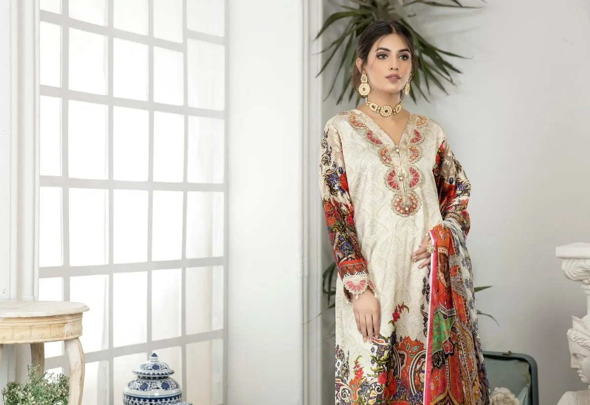 Simrans Luxury Silk 3 PC Suit SIM44