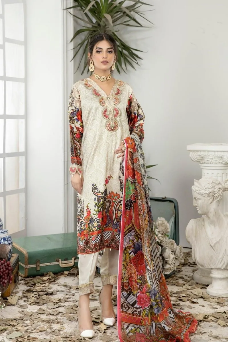 Simrans Luxury Silk 3 PC Suit SIM44