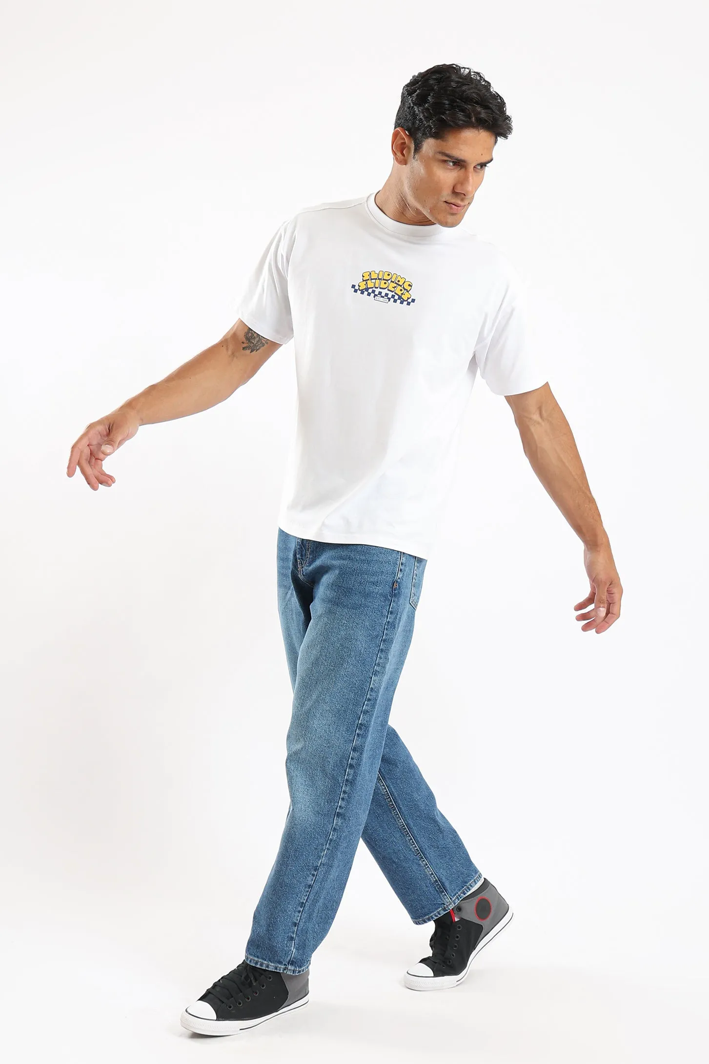 SLIDING SLIDERS OVERSIZED UNISEX TEE