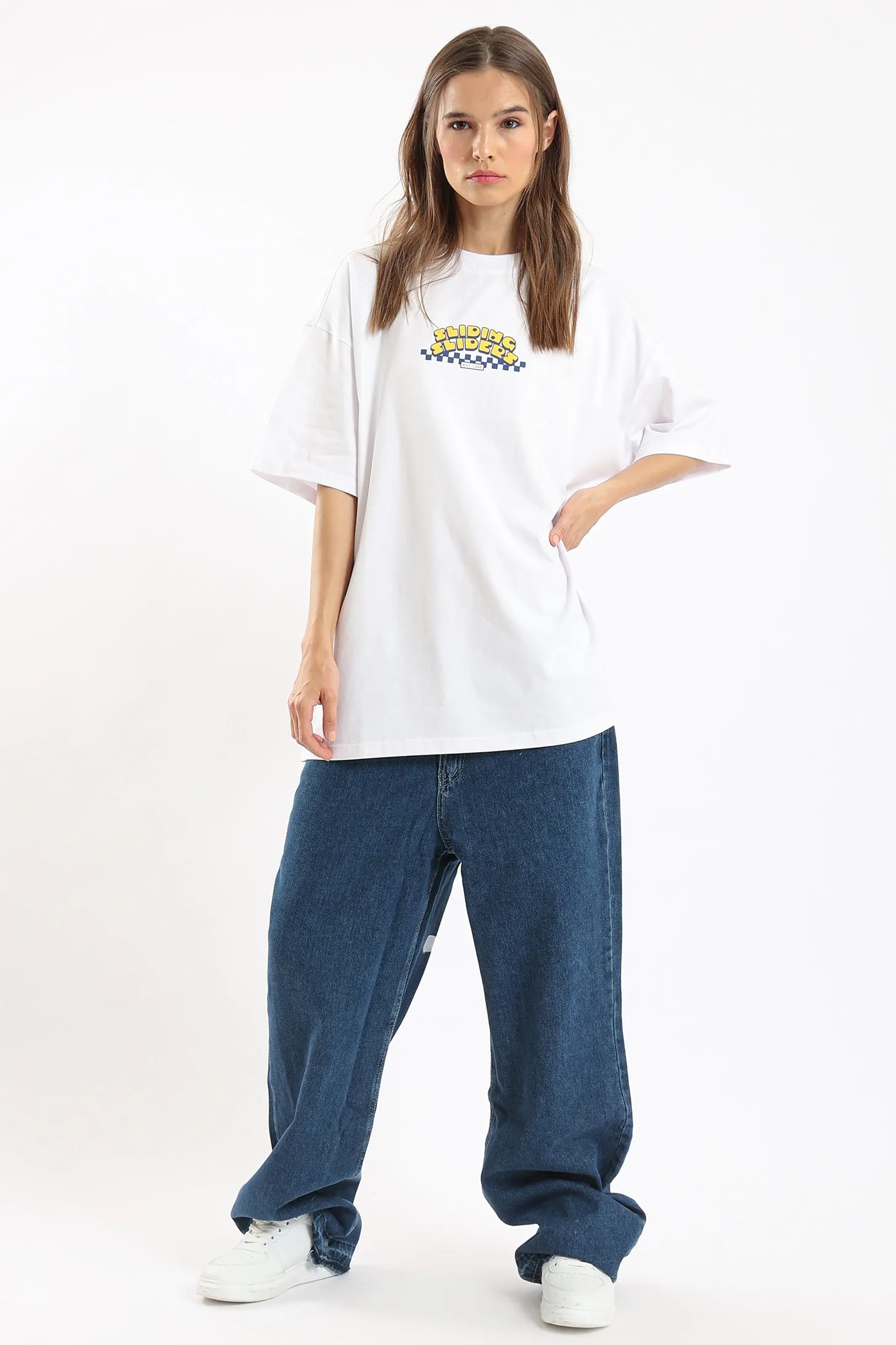 SLIDING SLIDERS OVERSIZED UNISEX TEE