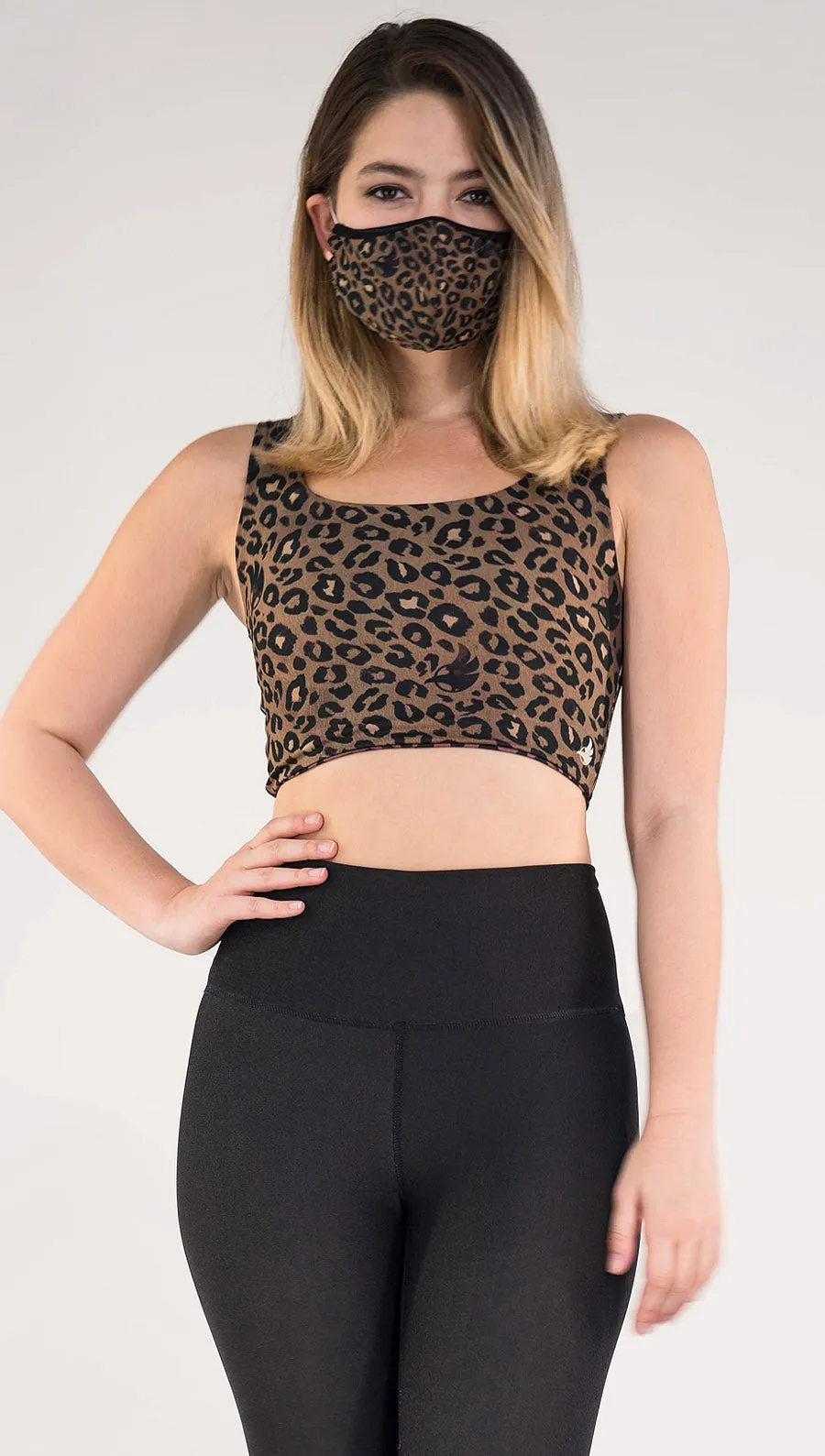 Tan/Red Leopard Top - Reversible