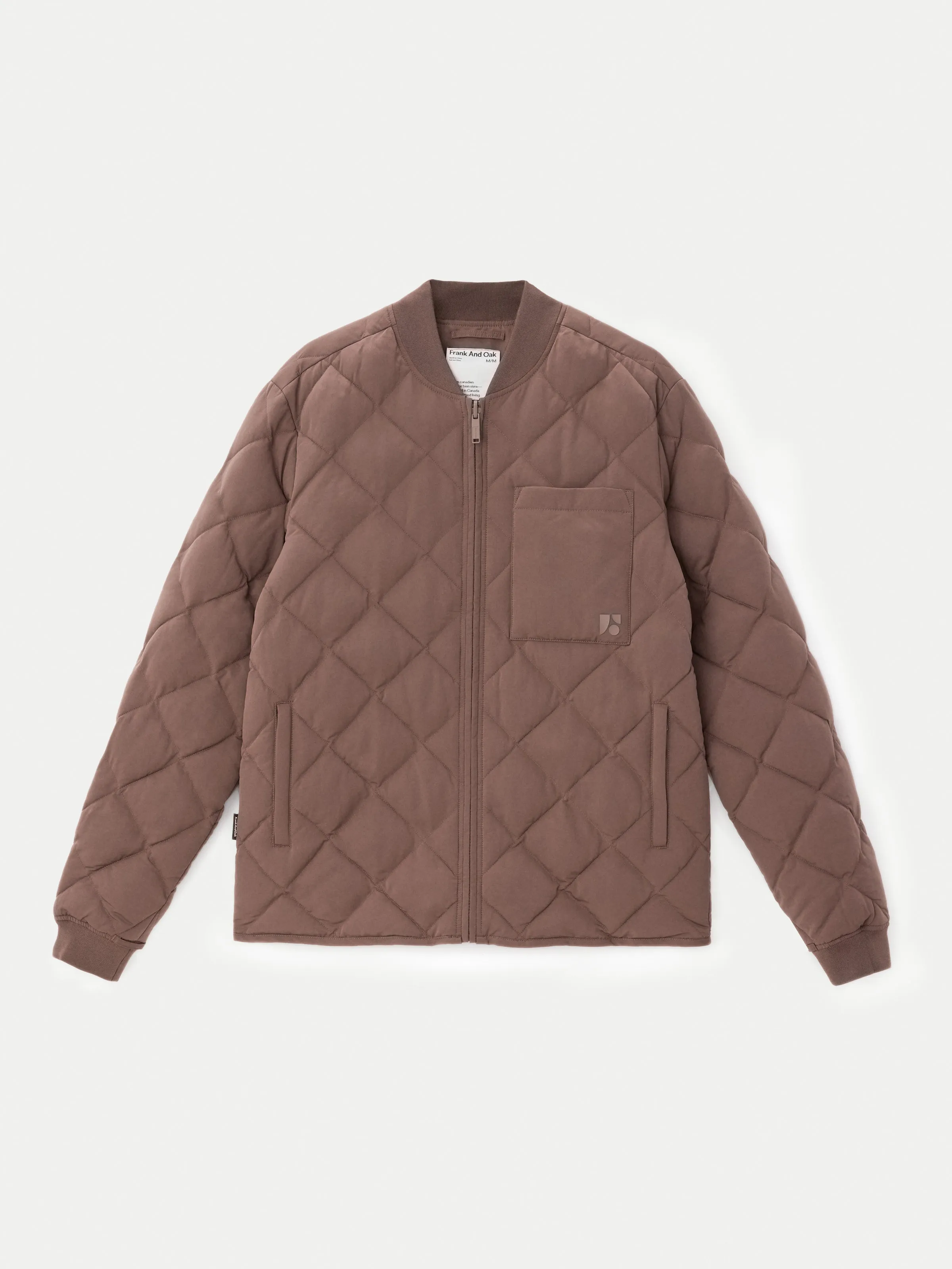 The Skyline Reversible Bomber in Dark Clay