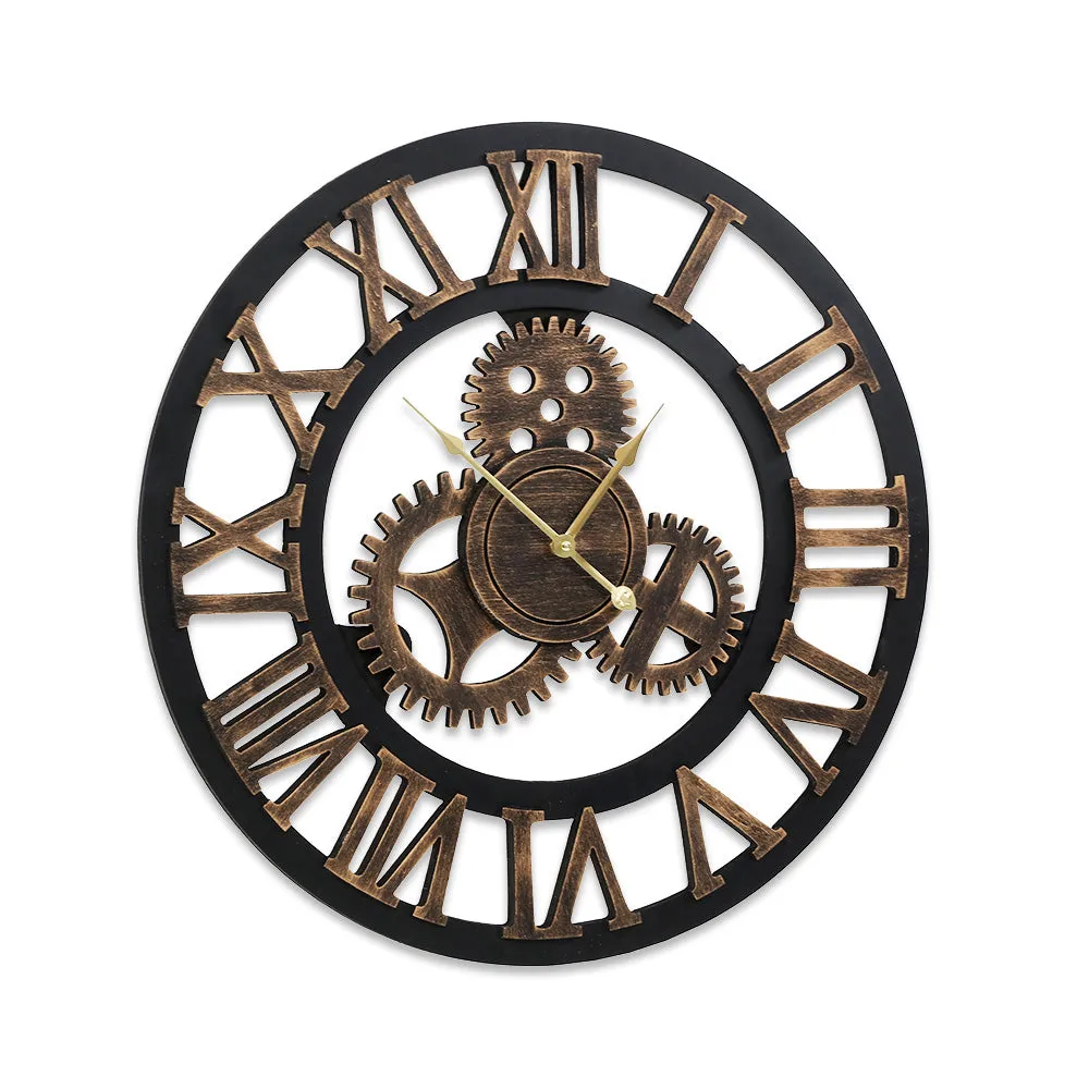 Vintage Luxury Wall Clock Large 3D